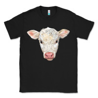 Black charolais calf face Classic Tee - LillyAllenDesigns