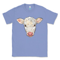 Colony Blue charolais calf face Classic Tee - LillyAllenDesigns