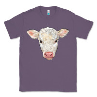 Lavender charolais calf face Classic Tee - LillyAllenDesigns
