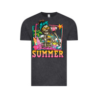 Vintage Black sweet summer skeleton Vintage Tee - Jasminsmagicworld