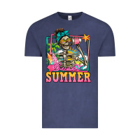 Vintage Denim sweet summer skeleton Vintage Tee - Jasminsmagicworld