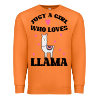 Carrot Llama Just A Girl Who Loves Llamas Premium Sweatshirt - Bettercallsaul