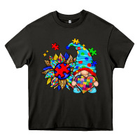 Asphalt autism sunflower gnome Heavy Core Tee - Zillion Design Studio