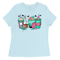 Baby Blue dentist coffee cups Ladies Tee - Zillion Design Studio