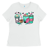 White dentist coffee cups Ladies Tee - Zillion Design Studio