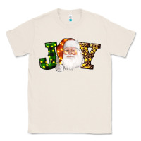 Natural Christmas santa clause joy Classic Tee - AdoDesignShop