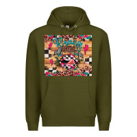 Army Green racing girl Premium Hoodie - JahusDesignShop