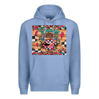 Colony Blue racing girl Premium Hoodie - JahusDesignShop