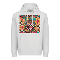 Dove Grey racing girl Premium Hoodie - JahusDesignShop