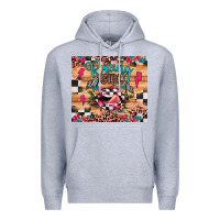 Heather Grey racing girl Premium Hoodie - JahusDesignShop