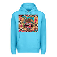 Ocean Blue racing girl Premium Hoodie - JahusDesignShop