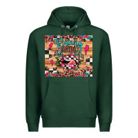 Sports Green racing girl Premium Hoodie - JahusDesignShop