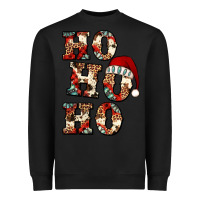 Black ho ho ho western christmas Heavyweight Sweatshirt - Jasminsmagicworld