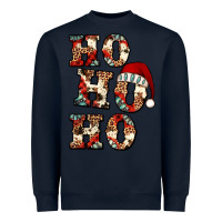 Navy ho ho ho western christmas Heavyweight Sweatshirt - Jasminsmagicworld