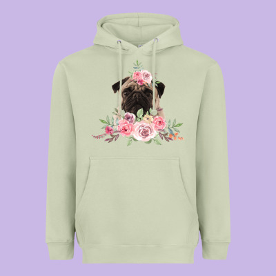 Pug Heavyweight Hoodie Designed By Bettercallsaul
