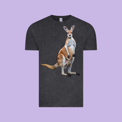Kangaroo Vintage Tee Designed By Lillyallendesigns