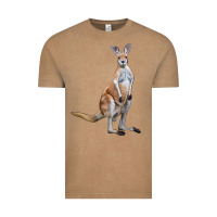 Vintage Coffee kangaroo Vintage Tee - LillyAllenDesigns
