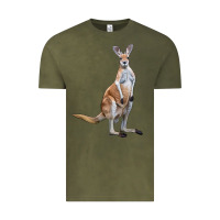 Vintage Olive kangaroo Vintage Tee - LillyAllenDesigns