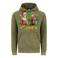 Vintage Olive jolly nurse with Christmas element Vintage Hoodie - AdoDesignShop