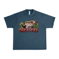 Midnight Navy kentucky Urban Heavy Tee - NancyCooperArtShop
