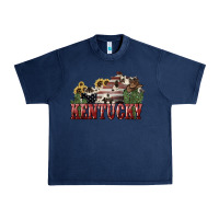 Navy kentucky Urban Heavy Tee - NancyCooperArtShop