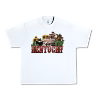 White kentucky Urban Heavy Tee - NancyCooperArtShop