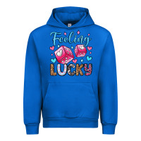 Cobalt feeling lucky valentine's day olivia Urban Hoodie - OliviaCreatesArt