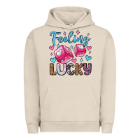 Pigment French Oak feeling lucky valentine's day olivia Urban Hoodie - OliviaCreatesArt