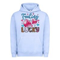 Pigment Grape Ice feeling lucky valentine's day olivia Urban Hoodie - OliviaCreatesArt