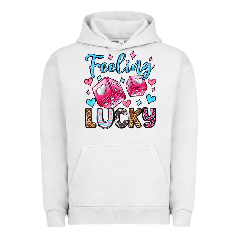 Feeling Lucky Valentine's Day Olivia Urban Hoodie by OliviaCreatesArt | Teevron