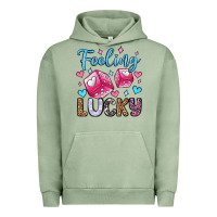 Pigment Oil Green feeling lucky valentine's day olivia Urban Hoodie - OliviaCreatesArt