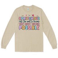 Mushroom ambitchous (adj.) the need to become the best bitc Long Sleeve Tee - MaliasSmallBusiness