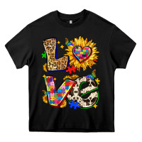 Black autism love Heavy Core Tee - Zillion Design Studio