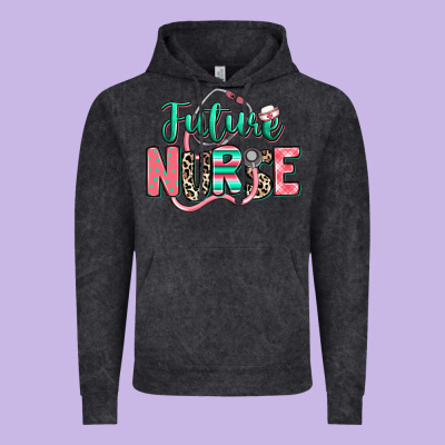 Future Nurse Vintage Hoodie Designed By Ranaportraitstore