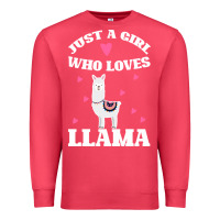 Cardinal Llama Just A Girl Who Loves Llamas Premium Sweatshirt - Bettercallsaul
