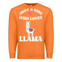 Carrot Llama Just A Girl Who Loves Llamas Premium Sweatshirt - Bettercallsaul