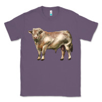 Lavender charolais bull Classic Tee - LillyAllenDesigns