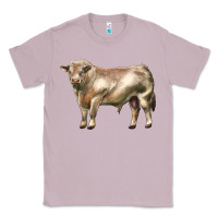 Lilac charolais bull Classic Tee - LillyAllenDesigns