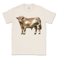Natural charolais bull Classic Tee - LillyAllenDesigns
