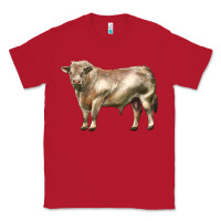 Red charolais bull Classic Tee - LillyAllenDesigns