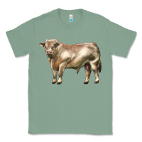 Sage charolais bull Classic Tee - LillyAllenDesigns