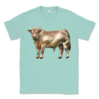 Seafoam charolais bull Classic Tee - LillyAllenDesigns