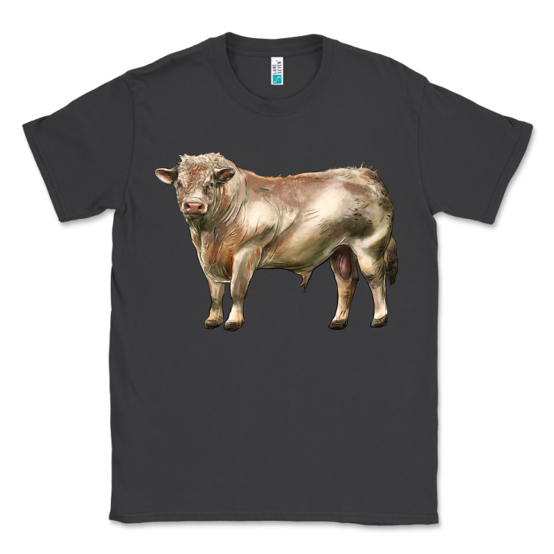 Charolais Bull Classic Tee by LillyAllenDesigns | Teevron
