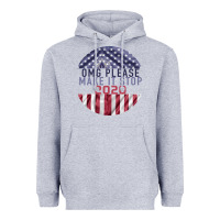Heather Grey OMG Please Make it stop 2020 Heavyweight Hoodie - Bettercallsaul