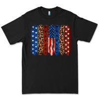 Black Back to blue brushstroke 4th of july Premium Tee - CowGirlArtShop