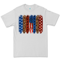 Dove Grey Back to blue brushstroke 4th of july Premium Tee - CowGirlArtShop
