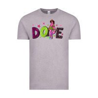 Vintage Zinc dope with afro black woman Vintage Tee - NancyCooperArtShop