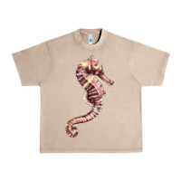 French Oak pink seahorse Urban Heavy Tee - LillyAllenDesigns