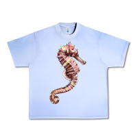Grape Ice pink seahorse Urban Heavy Tee - LillyAllenDesigns