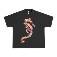 Pigment Black pink seahorse Urban Heavy Tee - LillyAllenDesigns
